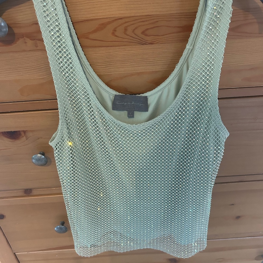 Anthropology sparkle tank